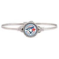 Women's Luca + Danni Silver Toronto Blue Jays Bangle Bracelet