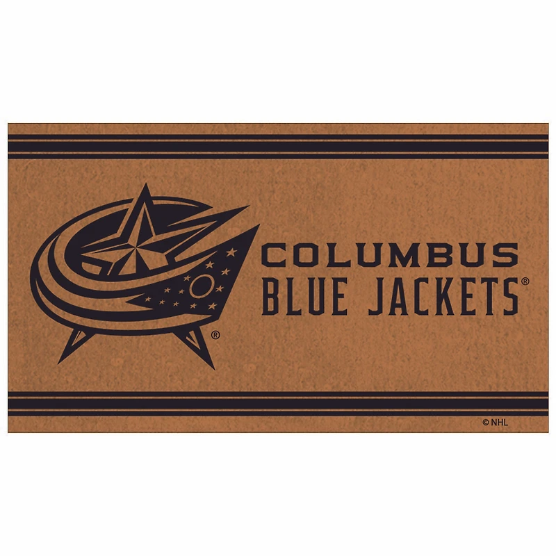 Columbus Blue Jackets 16" x 28" Logo Turf Mat