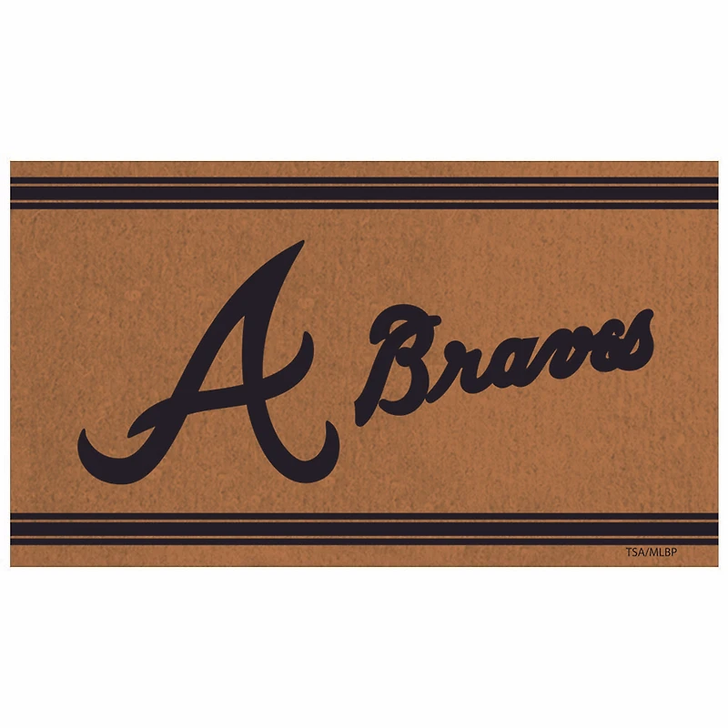 Atlanta Braves 16" x 28" Logo Turf Mat
