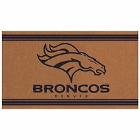 Brown Denver Broncos 30'' x 18'' Logo Turf Mat