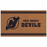 Brown New Jersey Devils 30'' x 18'' Logo Turf Mat