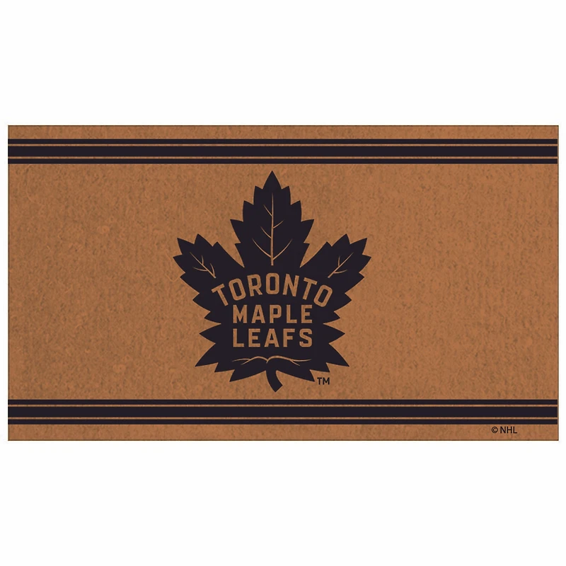 Brown Toronto Maple Leafs 30'' x 18'' Logo Turf Mat