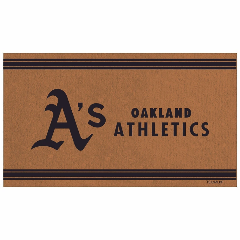 Athletics 16" x 28" Logo Turf Mat