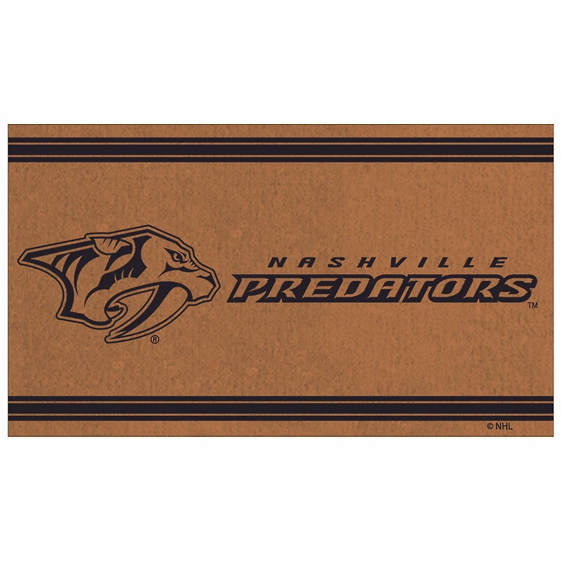 Nashville Predators 16" x 28" Logo Turf Mat