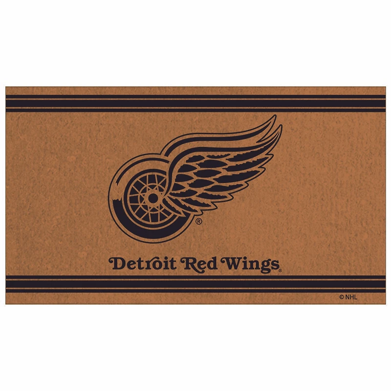Detroit Red Wings 16" x 28" Logo Turf Mat