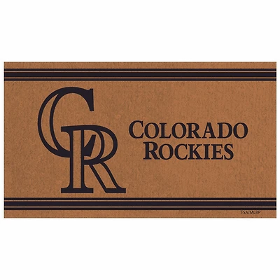Colorado Rockies 16" x 28" Logo Turf Mat