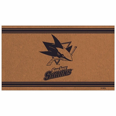 San Jose Sharks 16" x 28" Logo Turf Mat