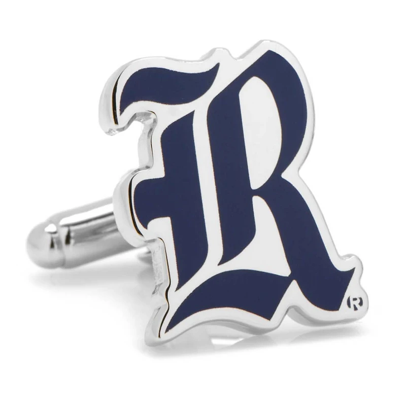 Men's Navy Rice Owls Cufflinks