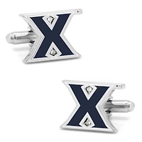 Men's Navy Xavier Musketeers Cufflinks