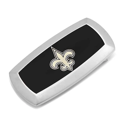 Men's Black New Orleans Saints Cushion Money Clip