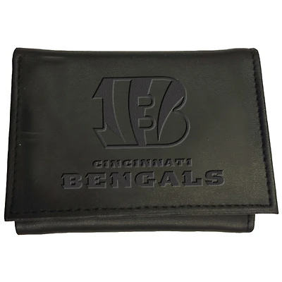 Men's Black Cincinnati Bengals Hybrid Tri-Fold Wallet