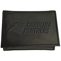 Men's Black Carolina Panthers Hybrid Tri-Fold Wallet