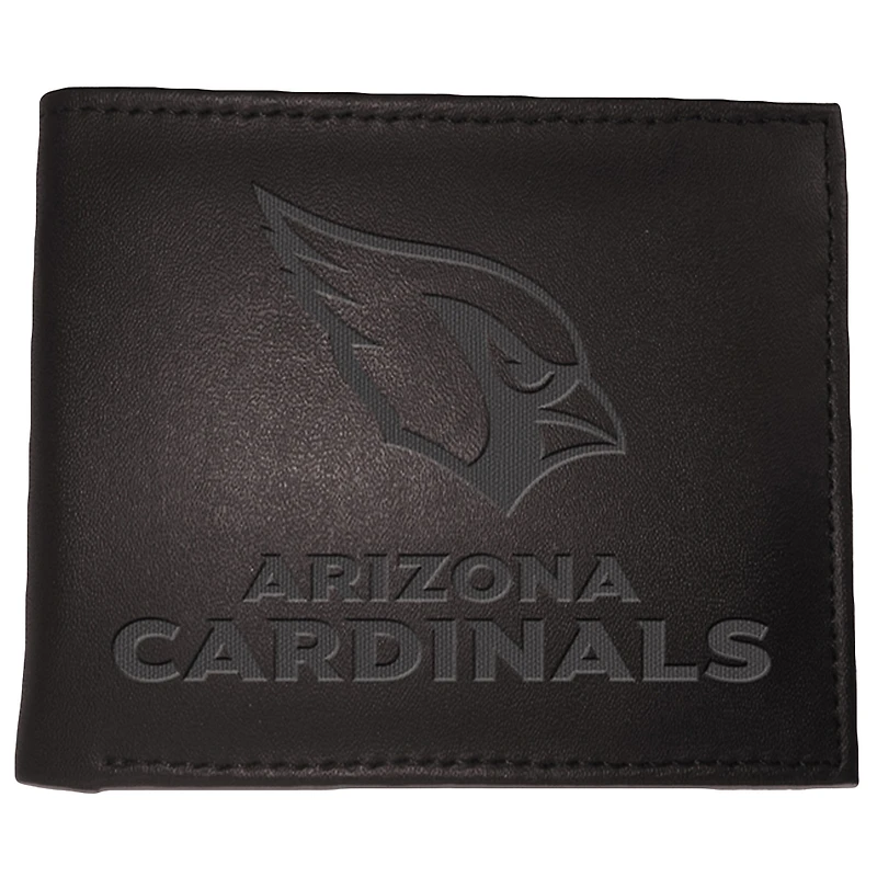 Men's Black Arizona Cardinals Hybrid Bi-Fold Wallet