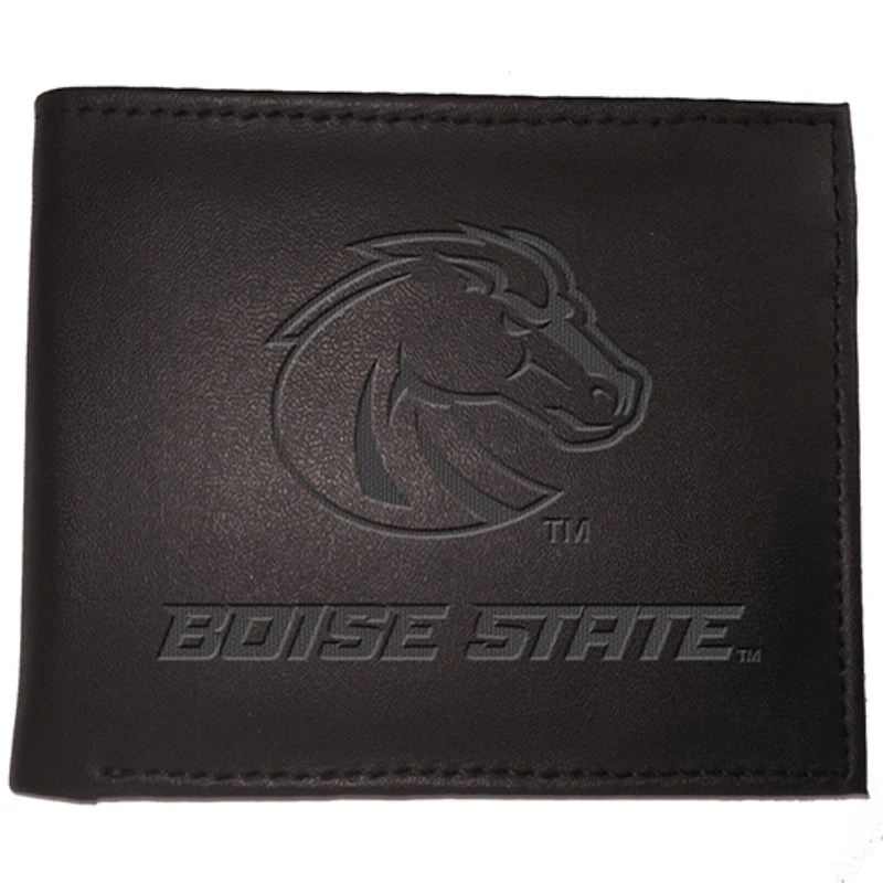 Men's Black Boise State Broncos Hybrid Bi-Fold Wallet