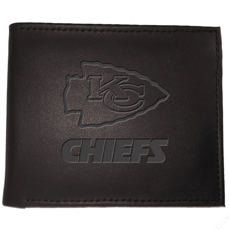 Men's Black Kansas City Chiefs Hybrid Bi-Fold Wallet
