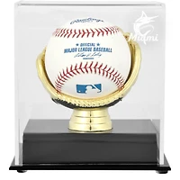 Miami Marlins Gold Glove Single Baseball 2019 Logo Display Case