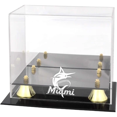 Miami Marlins Golden Classic 2019 Logo Mini Helmet Case