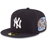 Men's New Era Navy New York Yankees World Series Wool Team 59FIFTY Fitted Hat
