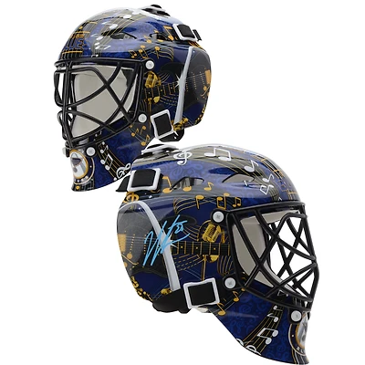 Jordan Binnington St. Louis Blues Autographed Mini Goalie Mask