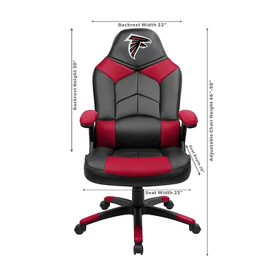 Black Atlanta Falcons Oversized Gaming Chair