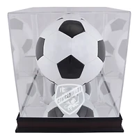 FC Cincinnati Team Logo Soccer Ball Display Case