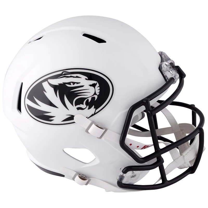 Riddell Missouri Tigers Revolution Speed Matte White Full-Size Replica Helmet