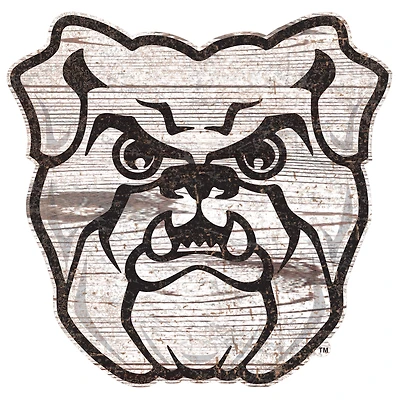 Butler Bulldogs Distressed Logo Cutout Sign