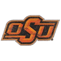 Oklahoma State Cowboys Distressed Logo Cutout Sign