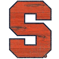 Syracuse Orange Distressed Logo Cutout Sign