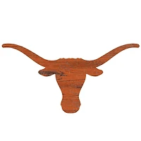 Texas Longhorns Distressed Logo Cutout Sign