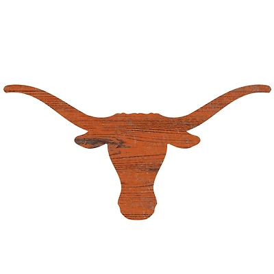 Texas Longhorns Distressed Logo Cutout Sign