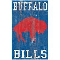 Buffalo Bills 11'' x 19'' Heritage Distressed Logo Sign