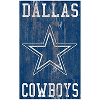 Dallas Cowboys 11'' x 19'' Heritage Distressed Logo Sign