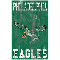 Philadelphia Eagles 11'' x 19'' Heritage Distressed Logo Sign