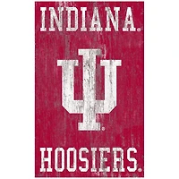 Indiana Hoosiers 11'' x 19'' Heritage Distressed Logo Sign