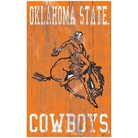 Oklahoma State Cowboys 11'' x 19'' Heritage Distressed Logo Sign