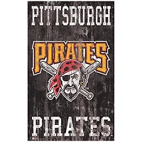 Pittsburgh Pirates 11'' x 19'' Heritage Distressed Logo Sign