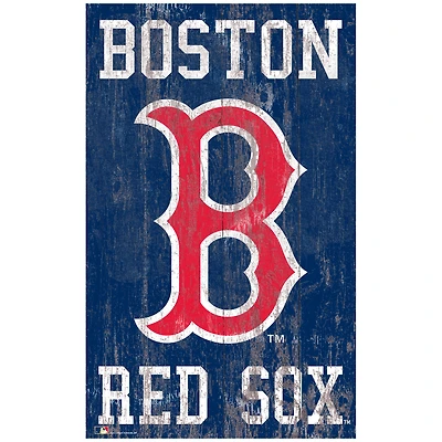 Boston Red Sox 11'' x 19'' Heritage Distressed Logo Sign
