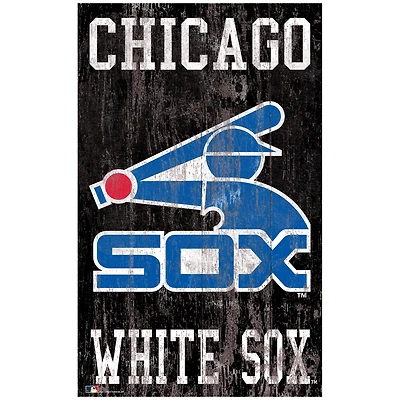 Chicago White Sox 11'' x 19'' Heritage Distressed Logo Sign