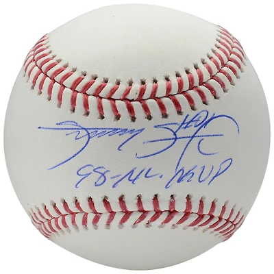 Sammy Sosa Chicago Cubs Autographed Baseball with "98 NL MVP" Inscription
