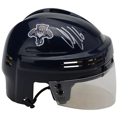 Aleksander Barkov Florida Panthers Autographed Blue Mini Helmet