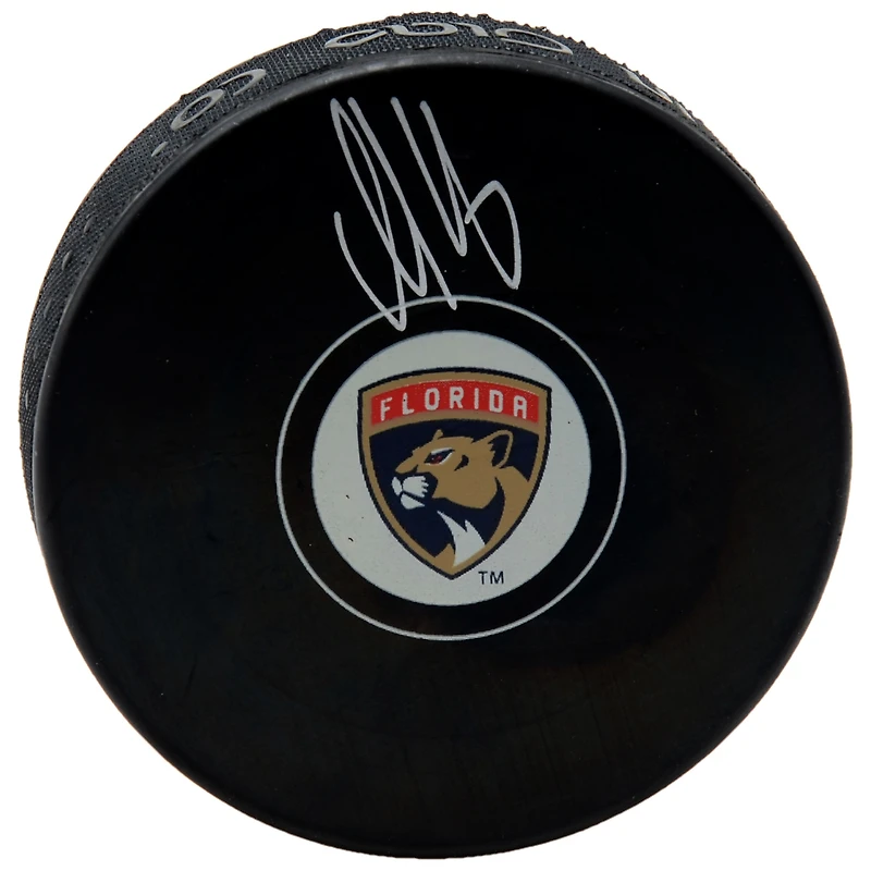 Aleksander Barkov Florida Panthers Autographed Hockey Puck