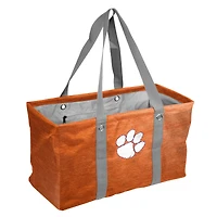 Clemson Tigers Crosshatch Picnic Caddy Tote Bag
