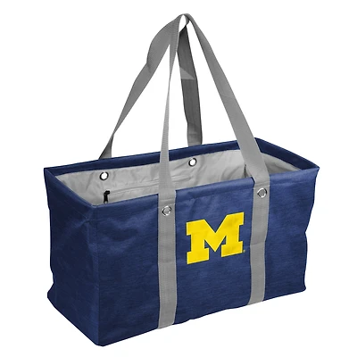 Michigan Wolverines Crosshatch Picnic Caddy Tote Bag