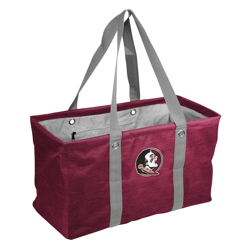 Florida State Seminoles Crosshatch Picnic Caddy Tote Bag