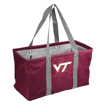 Virginia Tech Hokies Crosshatch Picnic Caddy Tote Bag