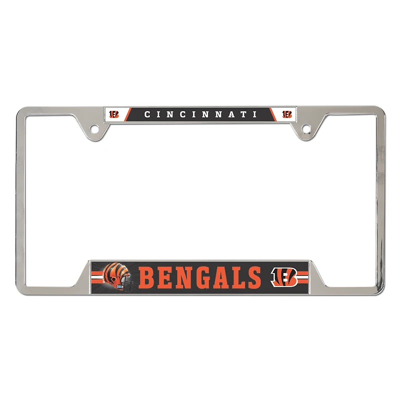 WinCraft Cincinnati Bengals Chrome Plated Metal License Plate Frame