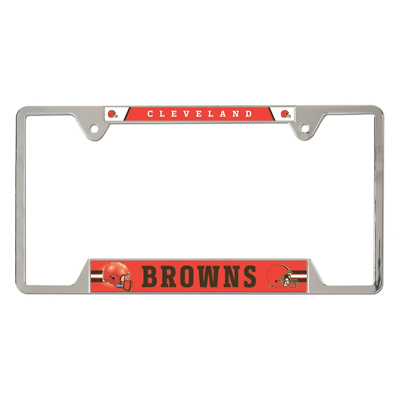 WinCraft  Cleveland Browns Chrome Plated Metal License Plate Frame
