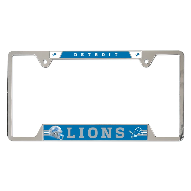 WinCraft Detroit Lions Chrome Plated Metal License Plate Frame