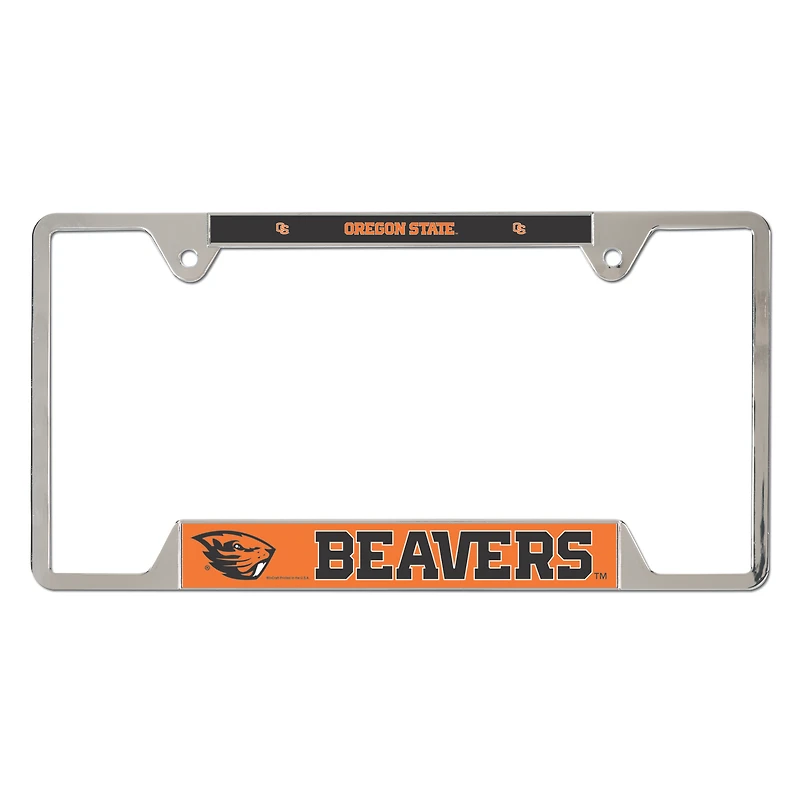 WinCraft Oregon State Beavers Chrome Plated Metal License Plate Frame